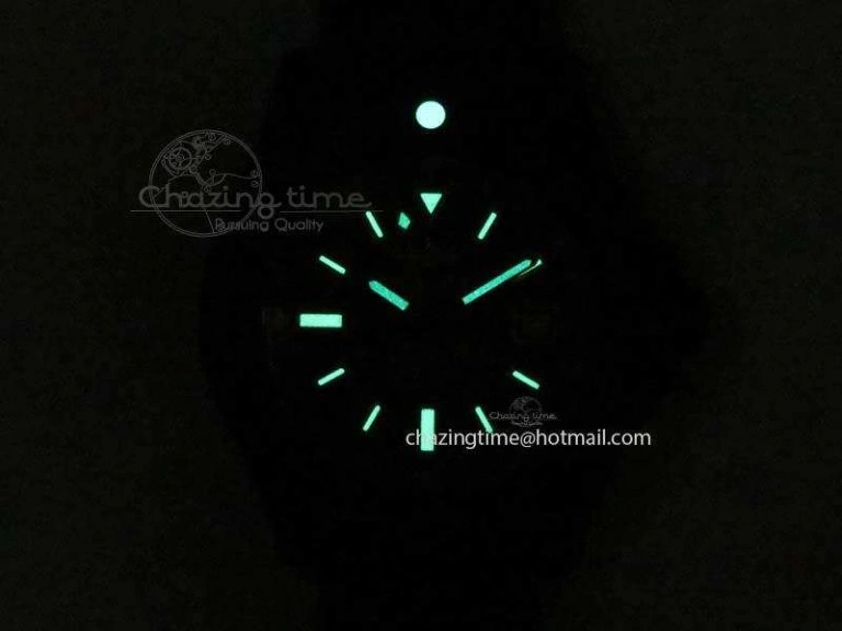 Seawolf DLC Best Edition Superlumed Black Dial On Nylon Strap A2836 (Super Thick Crystal)