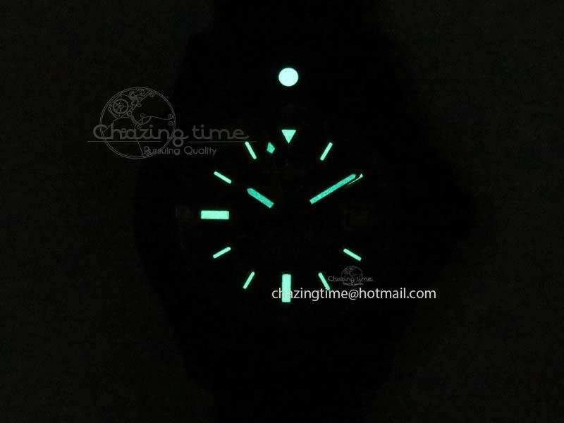 Seawolf DLC Best Edition Superlumed Black Dial On Nylon Strap A2836 (Super Thick Crystal)