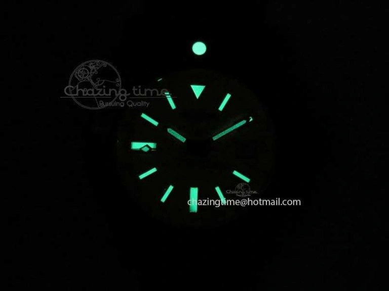 Seawolf DLC Best Edition Superlumed Yellow Dial On Leather Strap A2836 (Super Thick Crystal)