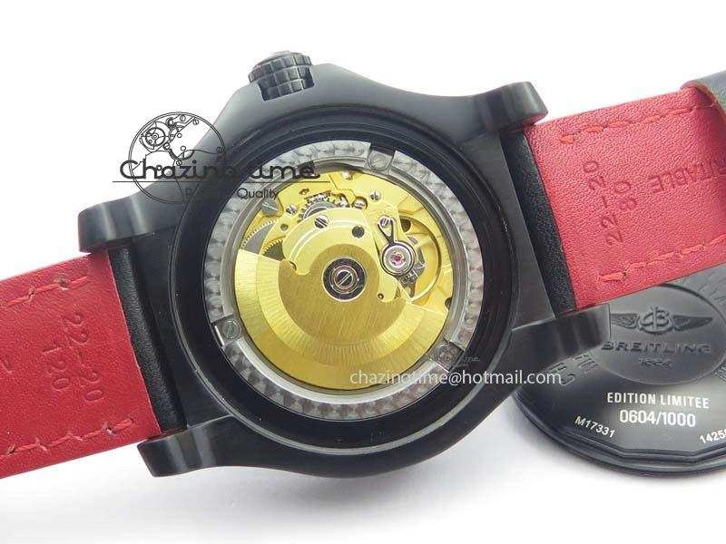 Seawolf DLC Best Edition Superlumed Yellow Dial On Leather Strap A2836 (Super Thick Crystal)