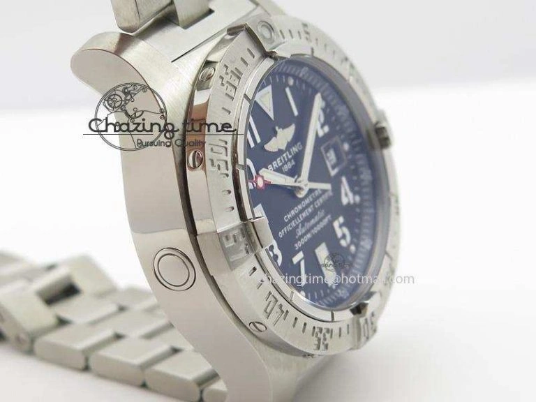 Seawolf H-Maker Best Edition Black Dial On SS Bracelet A2836