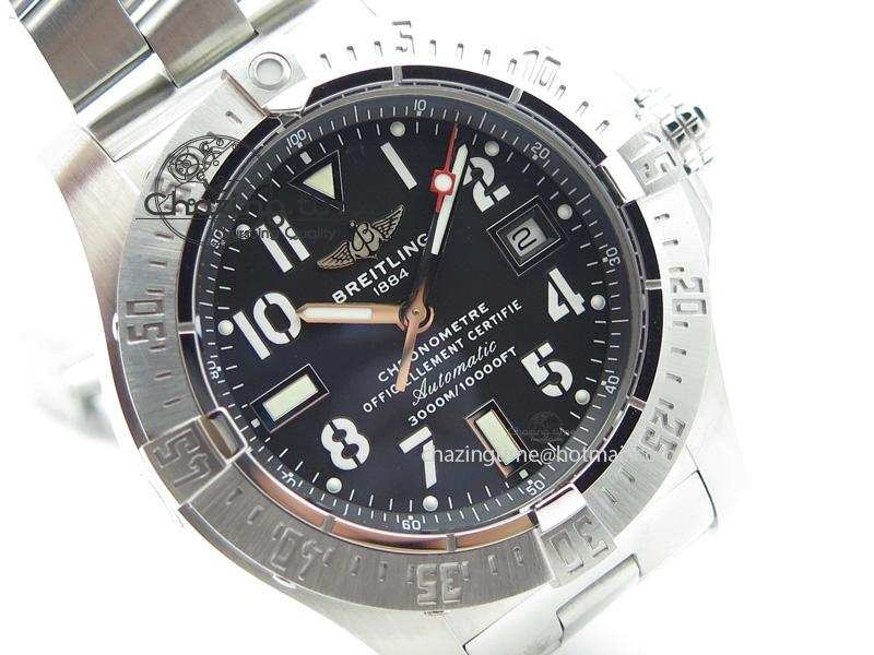 Seawolf H-Maker Best Edition Black Dial On SS Bracelet A2836