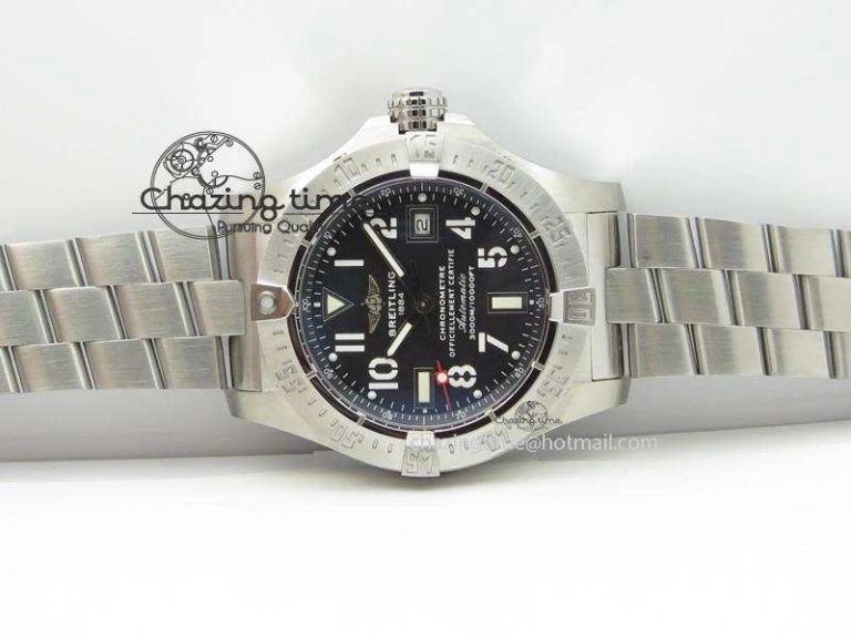 Seawolf H-Maker Best Edition Black Dial On SS Bracelet A2836