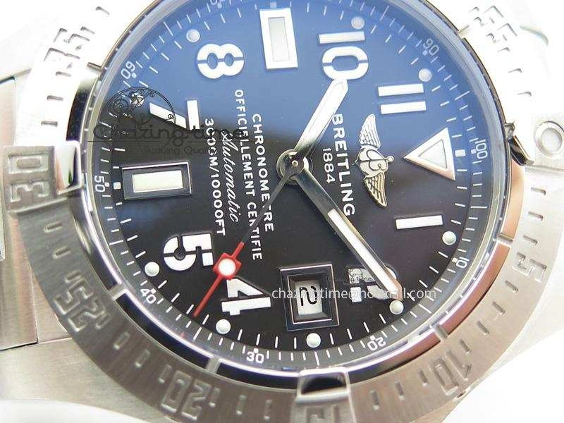 Seawolf H-Maker Best Edition Black Dial On SS Bracelet A2836