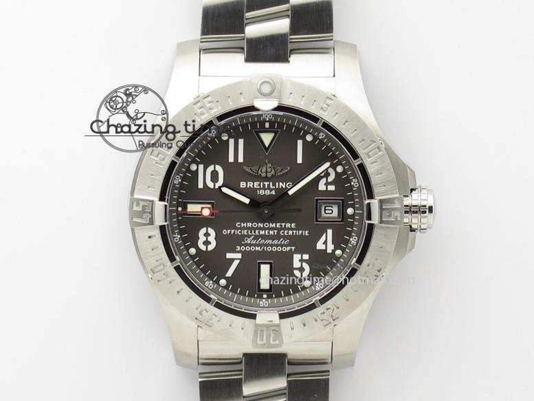 Seawolf H-Maker Best Edition Grey Dial On SS Bracelet A2836