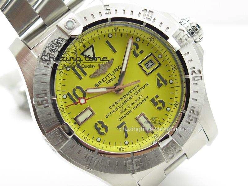 Seawolf H-Maker Best Edition Yellow Dial On SS Bracelet A2836