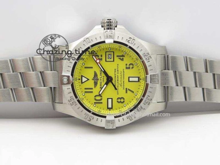 Seawolf H-Maker Best Edition Yellow Dial On SS Bracelet A2836