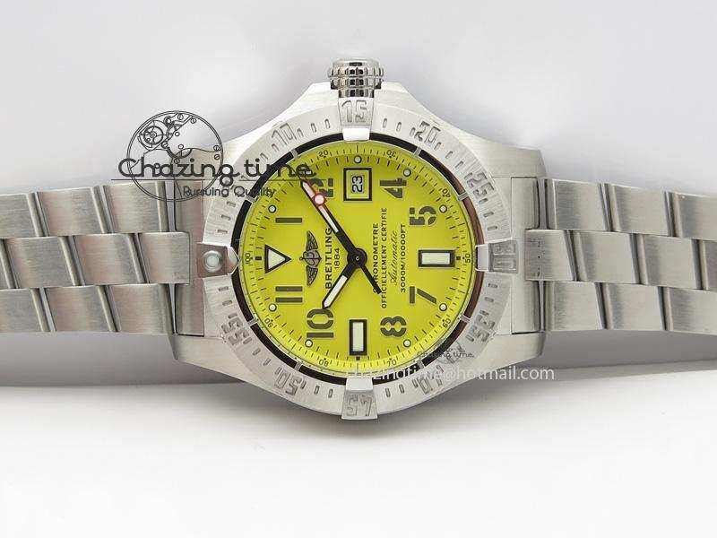 Seawolf H-Maker Best Edition Yellow Dial On SS Bracelet A2836