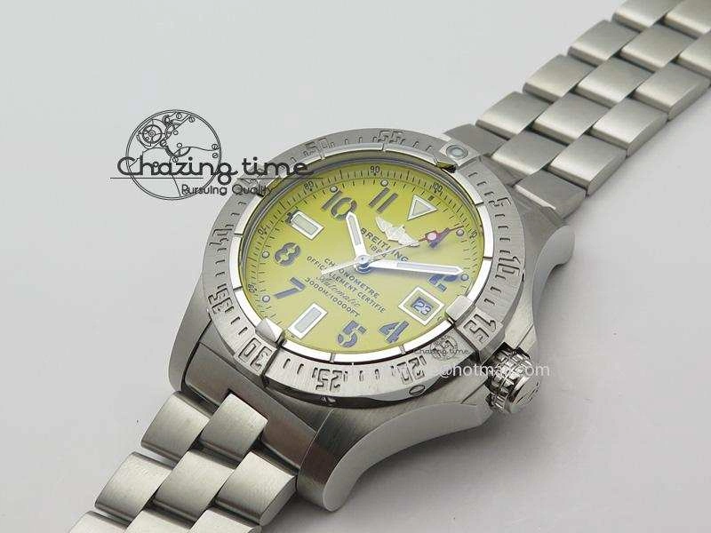 Seawolf H-Maker Best Edition Yellow Dial On SS Bracelet A2836