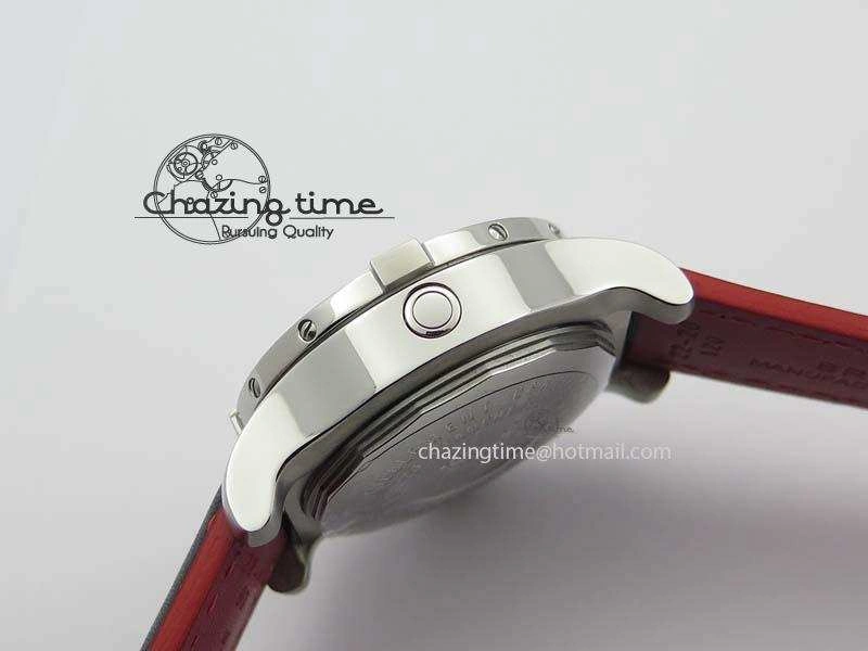 Seawolf SS 1:1 Best Edition Superlumed Black Numeral Dial On Leather Strap A2824