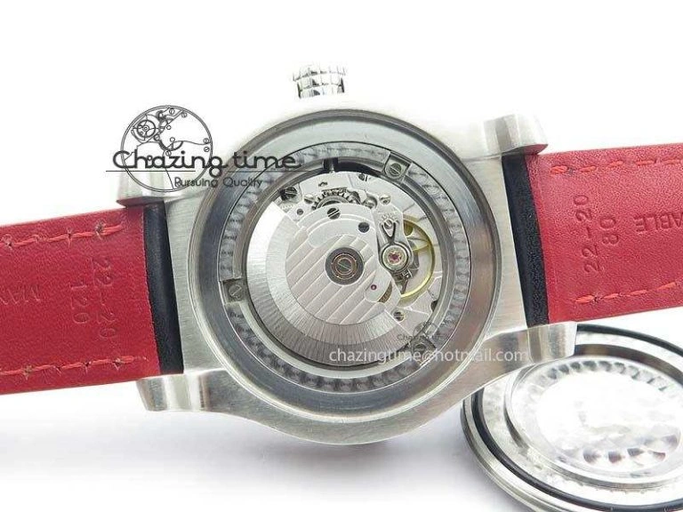 Seawolf SS 1:1 Best Edition Superlumed Black Numeral Dial On Leather Strap A2824