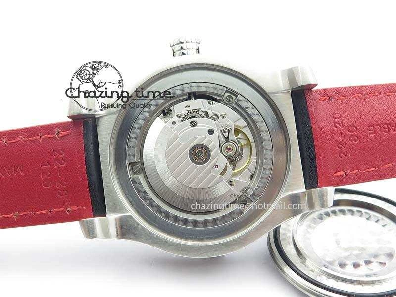 Seawolf SS 1:1 Best Edition Superlumed Black Numeral Dial On Leather Strap A2824