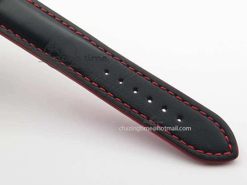 Seawolf SS 1:1 Best Edition Superlumed Black Numeral Dial On Leather Strap A2824