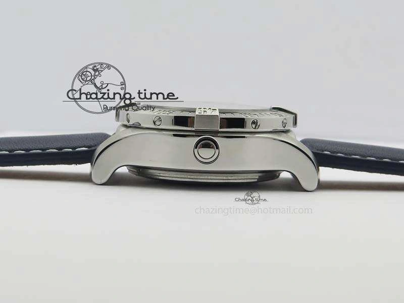 Seawolf SS 1:1 Best Edition Superlumed Black Sticks Dial On Leather Strap A2824