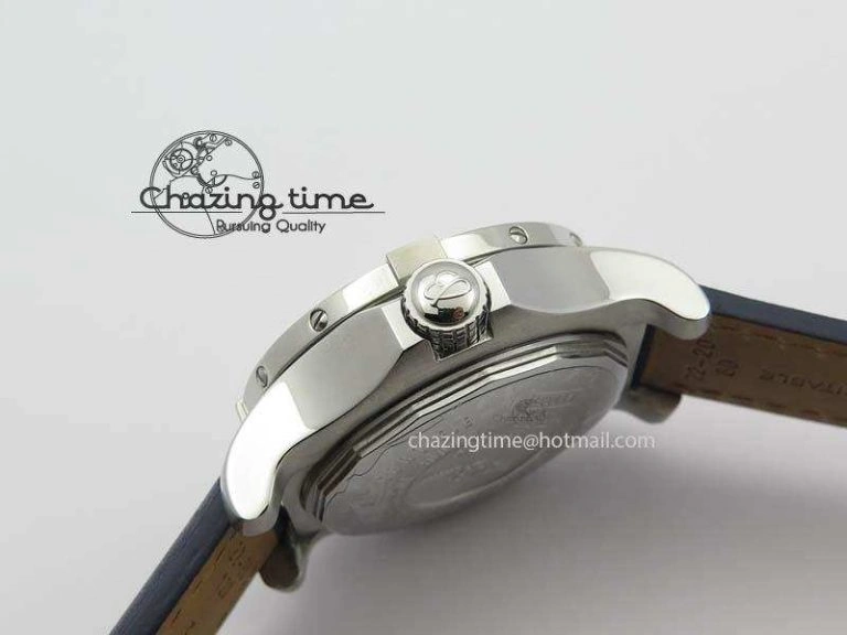 Seawolf SS 1:1 Best Edition Superlumed Black Sticks Dial On Leather Strap A2824