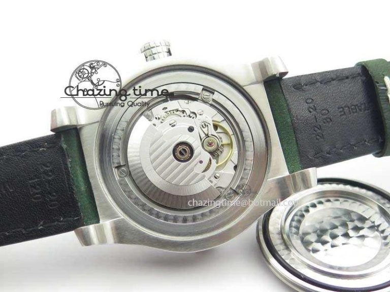 Seawolf SS 1:1 Best Edition Superlumed Yellow Numeral Dial On Leather Strap A2824