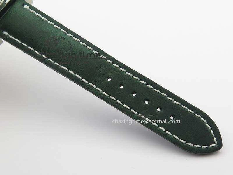 Seawolf SS 1:1 Best Edition Superlumed Yellow Numeral Dial On Leather Strap A2824