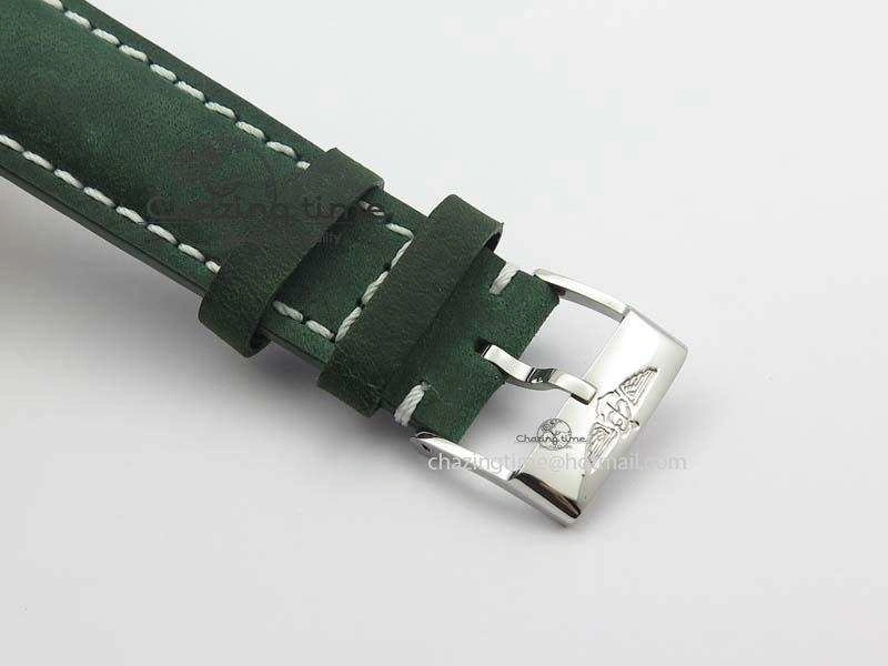 Seawolf SS 1:1 Best Edition Superlumed Yellow Numeral Dial On Leather Strap A2824
