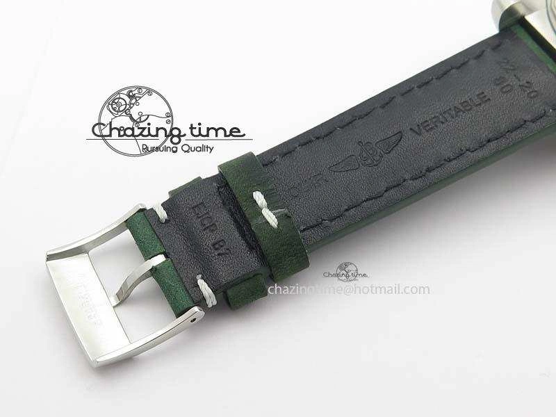 Seawolf SS 1:1 Best Edition Superlumed Yellow Numeral Dial On Leather Strap A2824