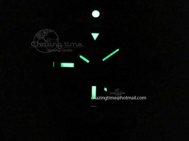 Seawolf SS 1:1 Best Edition Superlumed Yellow Numeral Dial On Leather Strap A2824