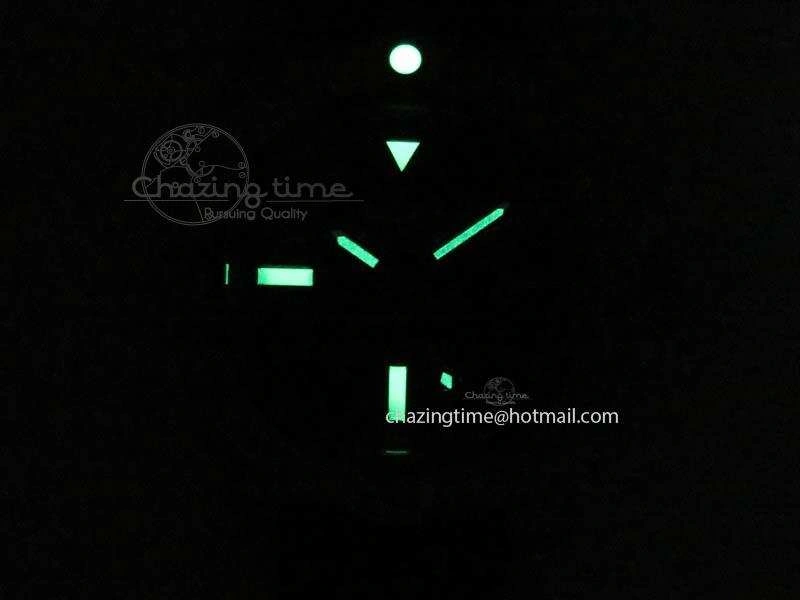 Seawolf SS 1:1 Best Edition Superlumed Yellow Numeral Dial On Leather Strap A2824