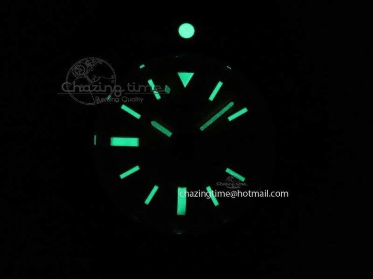 Seawolf SS 1:1 Best Edition Superlumed Yellow Sticks Dial On Rubber Strap A2824
