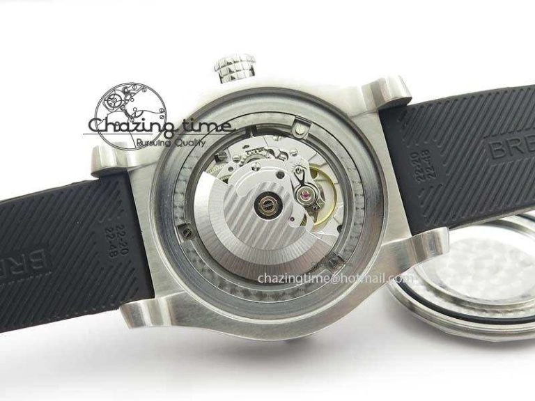 Seawolf SS 1:1 Best Edition Superlumed Yellow Sticks Dial On Rubber Strap A2824
