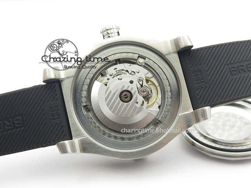 Seawolf SS 1:1 Best Edition Superlumed Yellow Sticks Dial On Rubber Strap A2824