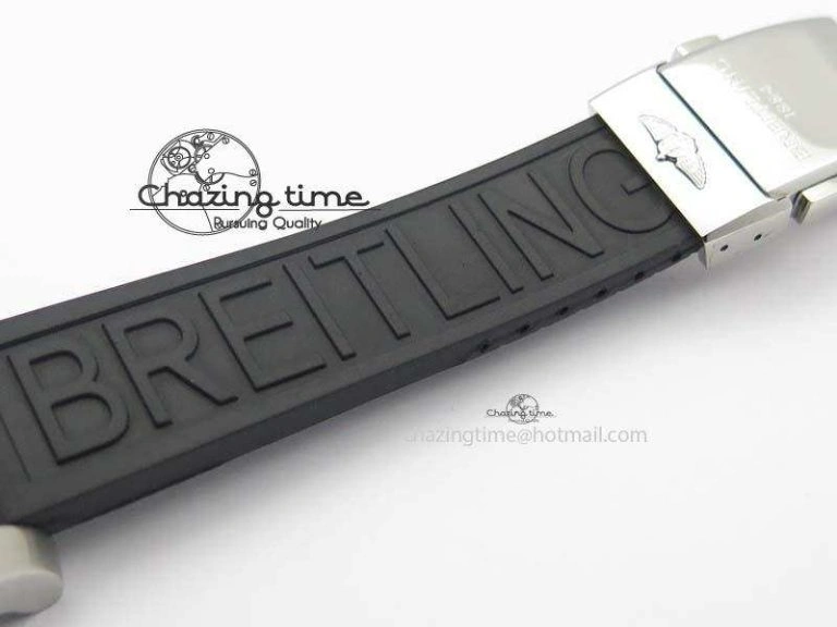 Seawolf SS 1:1 Best Edition Superlumed Yellow Sticks Dial On Rubber Strap A2824