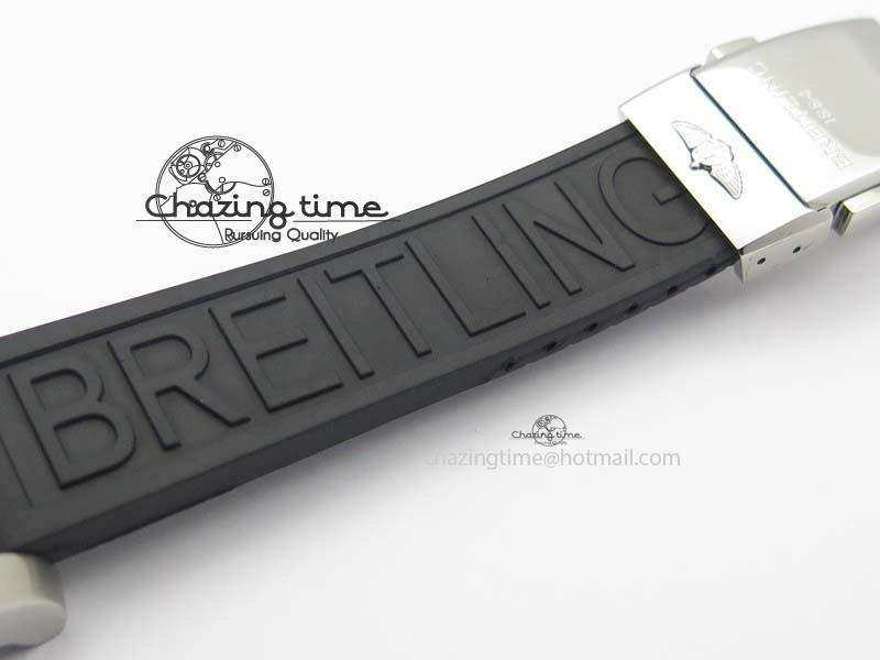 Seawolf SS 1:1 Best Edition Superlumed Yellow Sticks Dial On Rubber Strap A2824
