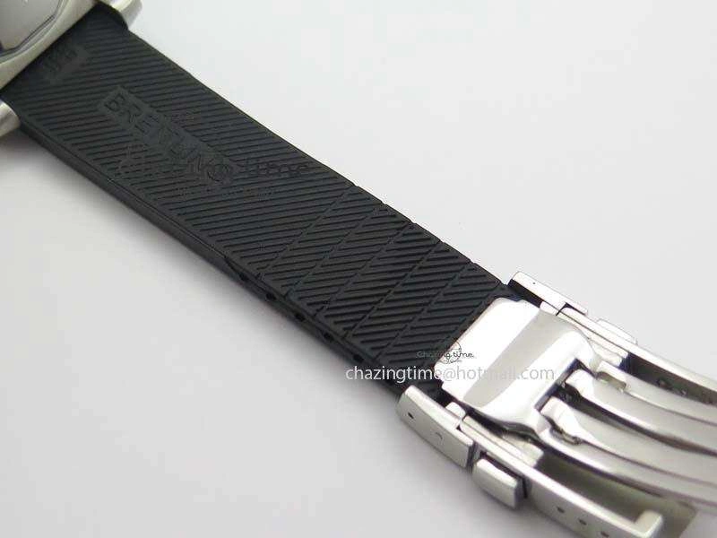 Seawolf SS 1:1 Best Edition Superlumed Yellow Sticks Dial On Rubber Strap A2824