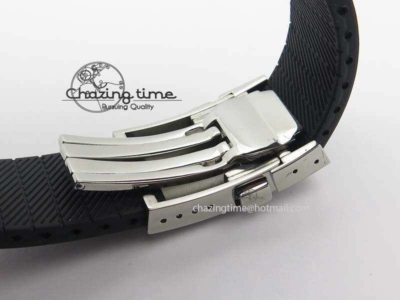 Seawolf SS 1:1 Best Edition Superlumed Yellow Sticks Dial On Rubber Strap A2824