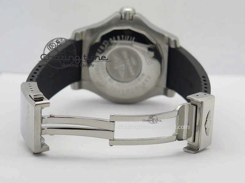 Seawolf SS 1:1 Best Edition Superlumed Yellow Sticks Dial On Rubber Strap A2824