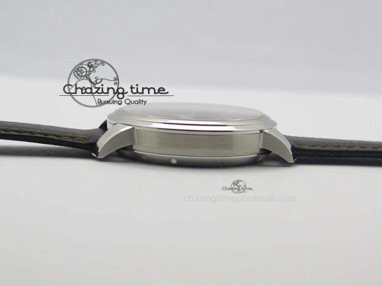 Senator Excellence SS Black Numeral Dial On Black Leather Strap A2824