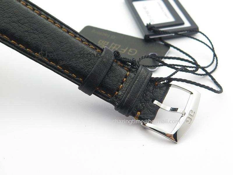 Senator Excellence SS Black Numeral Dial On Black Leather Strap A2824