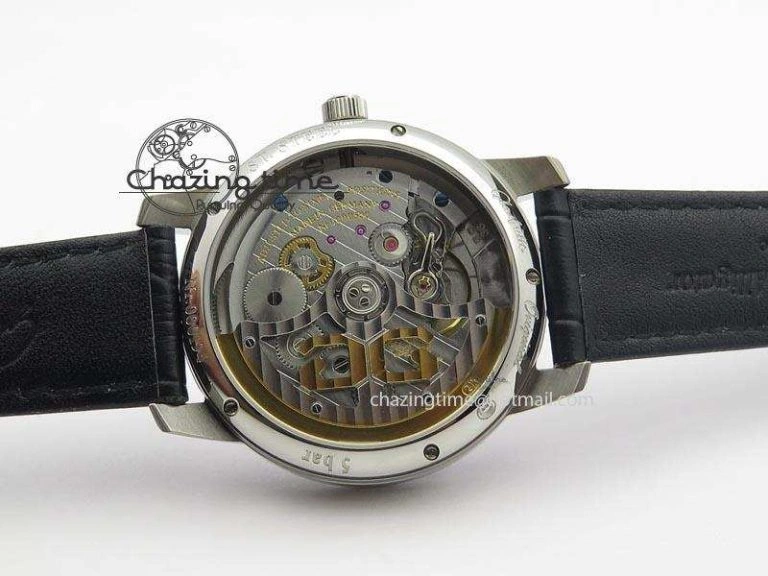 Senator Excellence SS Cream Dial On Black Leather Strap A2824