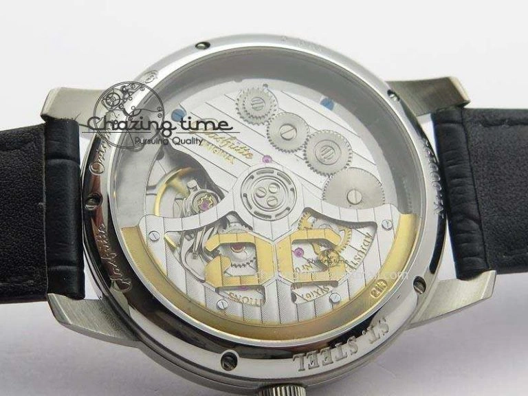 Senator Excellence SS Cream Dial On Black Leather Strap A2824