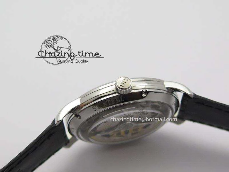 Senator Sixties SS Black Dial On Black Leather Strap A3959