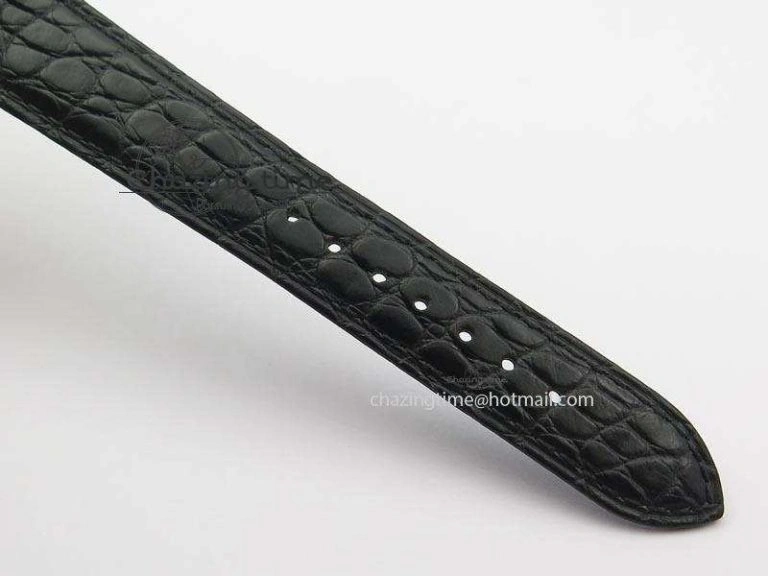 Senator Sixties SS Black Dial On Black Leather Strap A3959