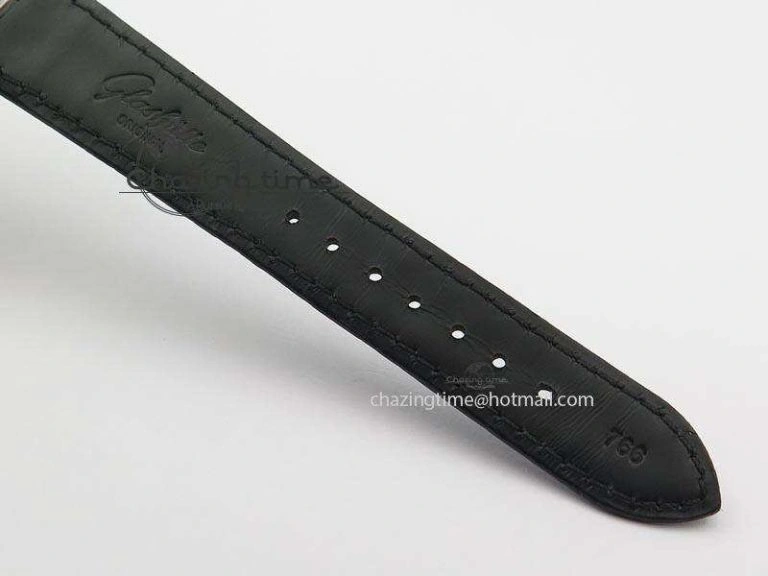 Senator Sixties SS Black Dial On Black Leather Strap A3959