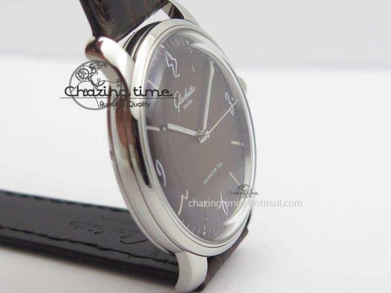 Senator Sixties SS Brown Dial On Brown Leather Strap A3959