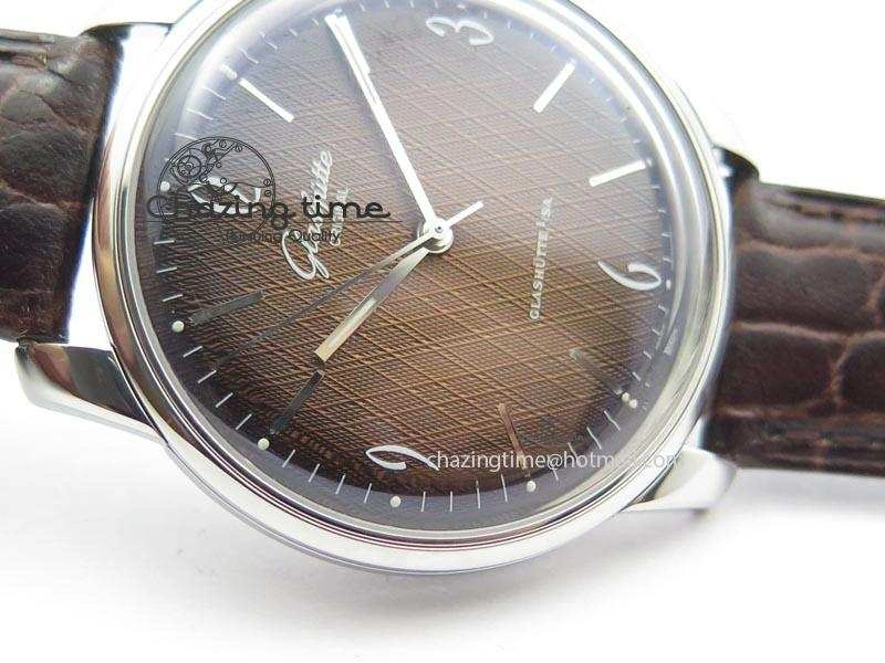 Senator Sixties SS Brown Dial On Brown Leather Strap A3959