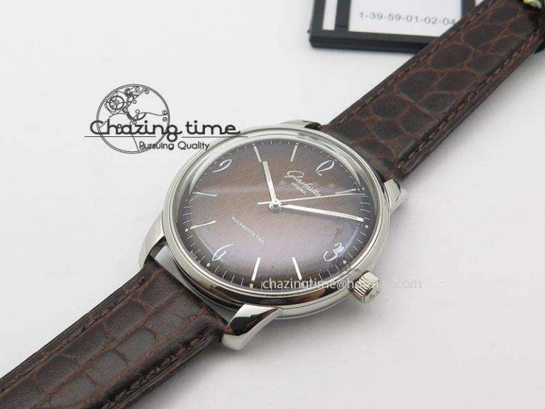 Senator Sixties SS Brown Dial On Brown Leather Strap A3959