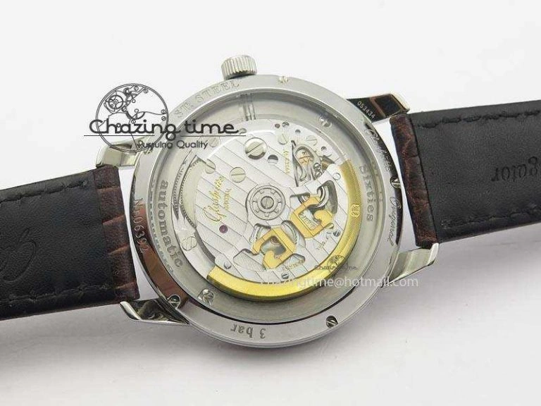 Senator Sixties SS Brown Dial On Brown Leather Strap A3959