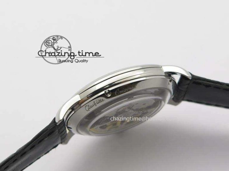 Senator Sixties SS Gold Dial On Black Leather Strap A3959