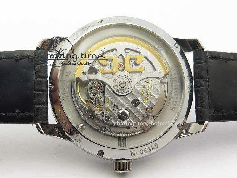 Senator Sixties SS Gold Dial On Black Leather Strap A3959