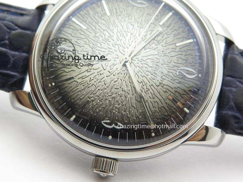 Senator Sixties SS Gray Dial On Blue Leather Strap A3959