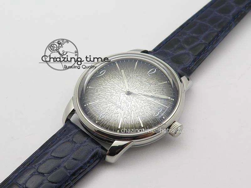 Senator Sixties SS Gray Dial On Blue Leather Strap A3959