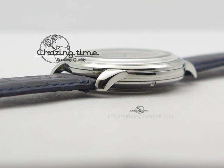 Senator Sixties SS Gray Dial On Blue Leather Strap A3959
