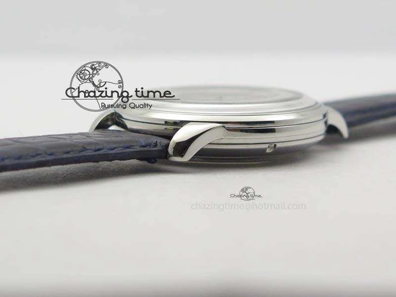 Senator Sixties SS Gray Dial On Blue Leather Strap A3959